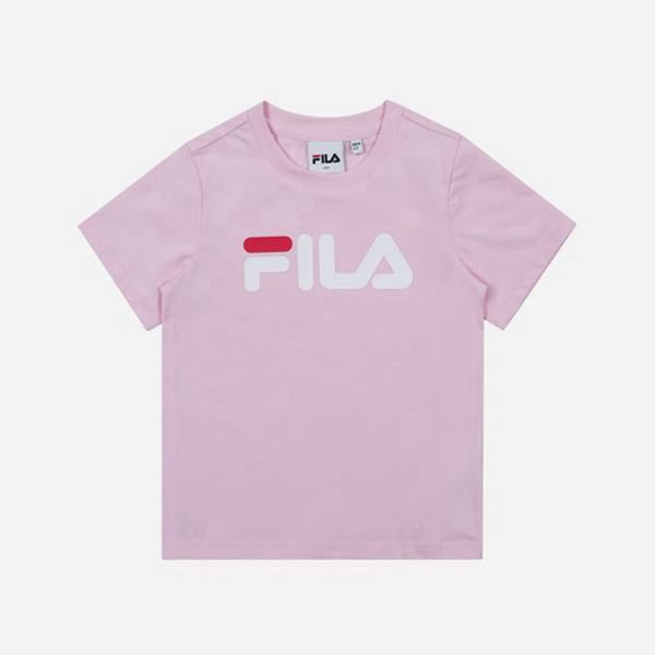 Fila T-Shirt Pojkar Rosa - Uno S/S,50861-XCUL